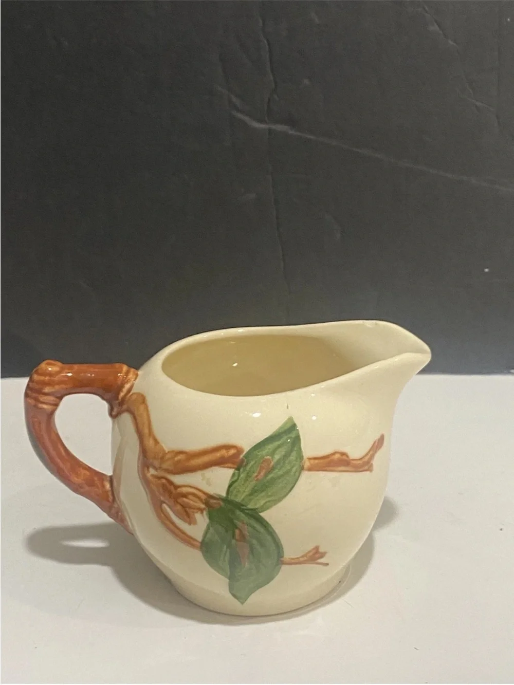 Early Franciscan Ware Apple Creamer Pitcher Made In California Backstamp USA